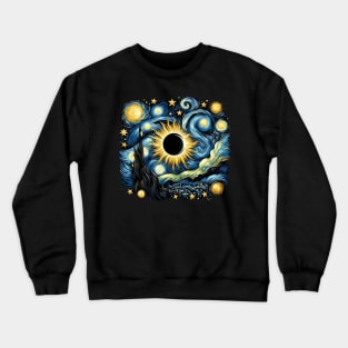Eclipse Shirt 2024 Eclipse Tshirt Eclipse Shirt April 8 2024 Tee Eclipse 2024 Van Gogh Solar Eclipse Crewneck Sweatshirt